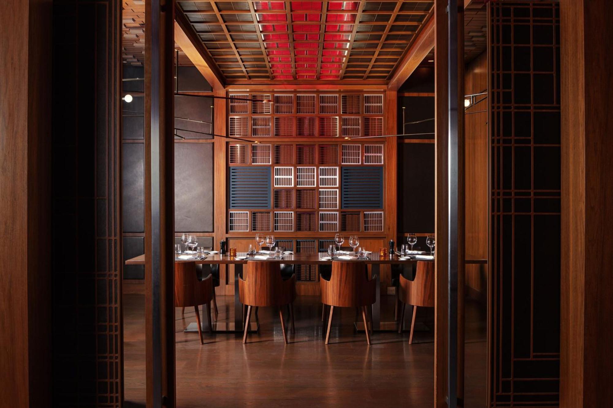 เจดับบลิว แมริออท อับเชอรอน บากู Hotel ภายนอก รูปภาพ Interior of the restaurant